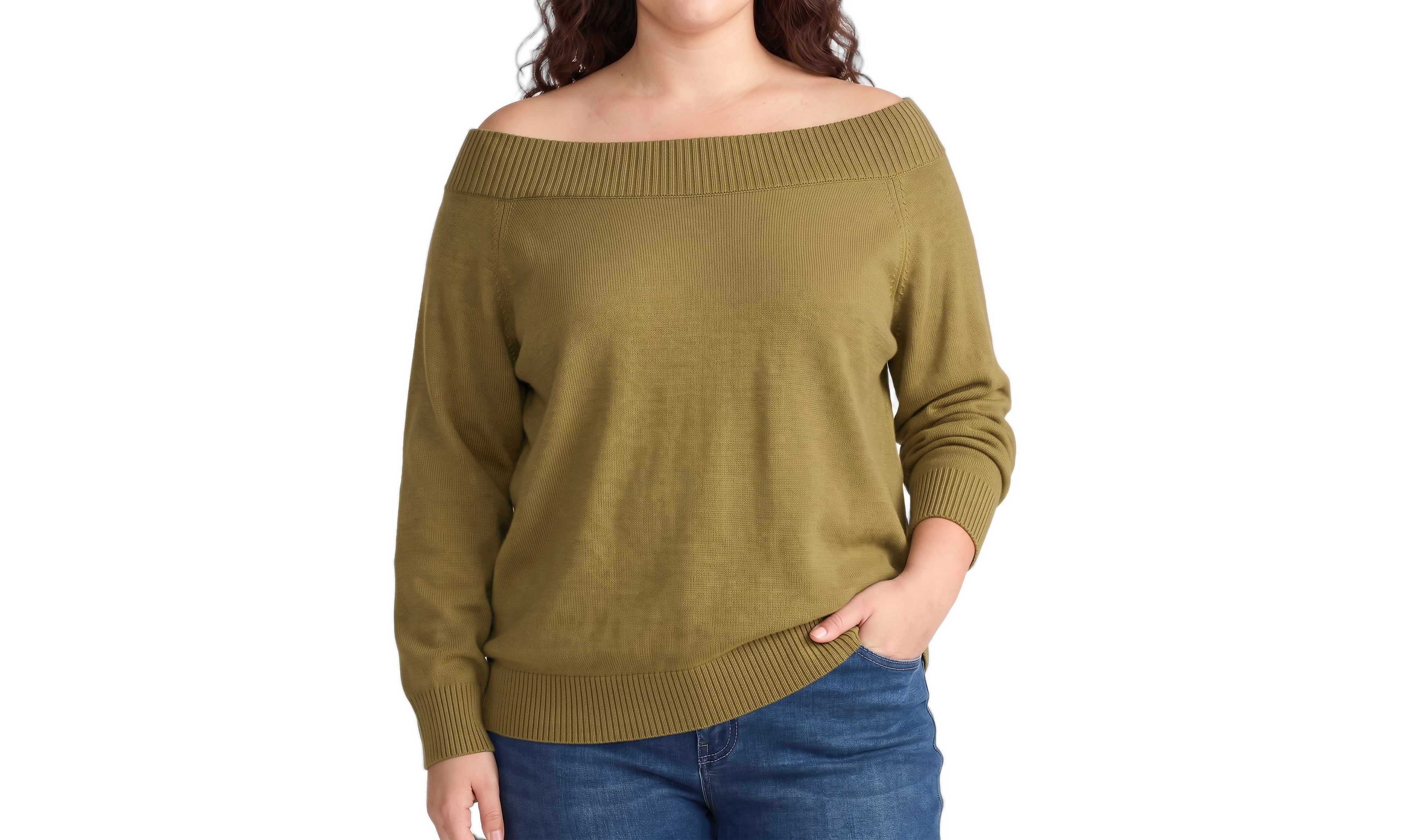Universal Standard Plus Noomi Cold Shoulder Sweater