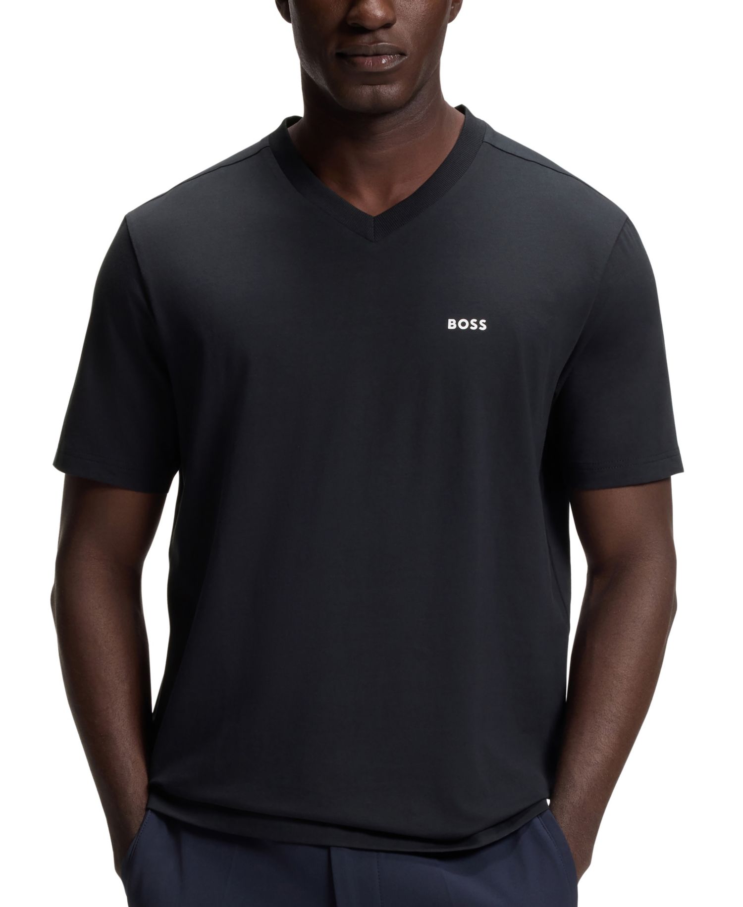 Men's Contrast Logo Regular-Fit T-Shirt