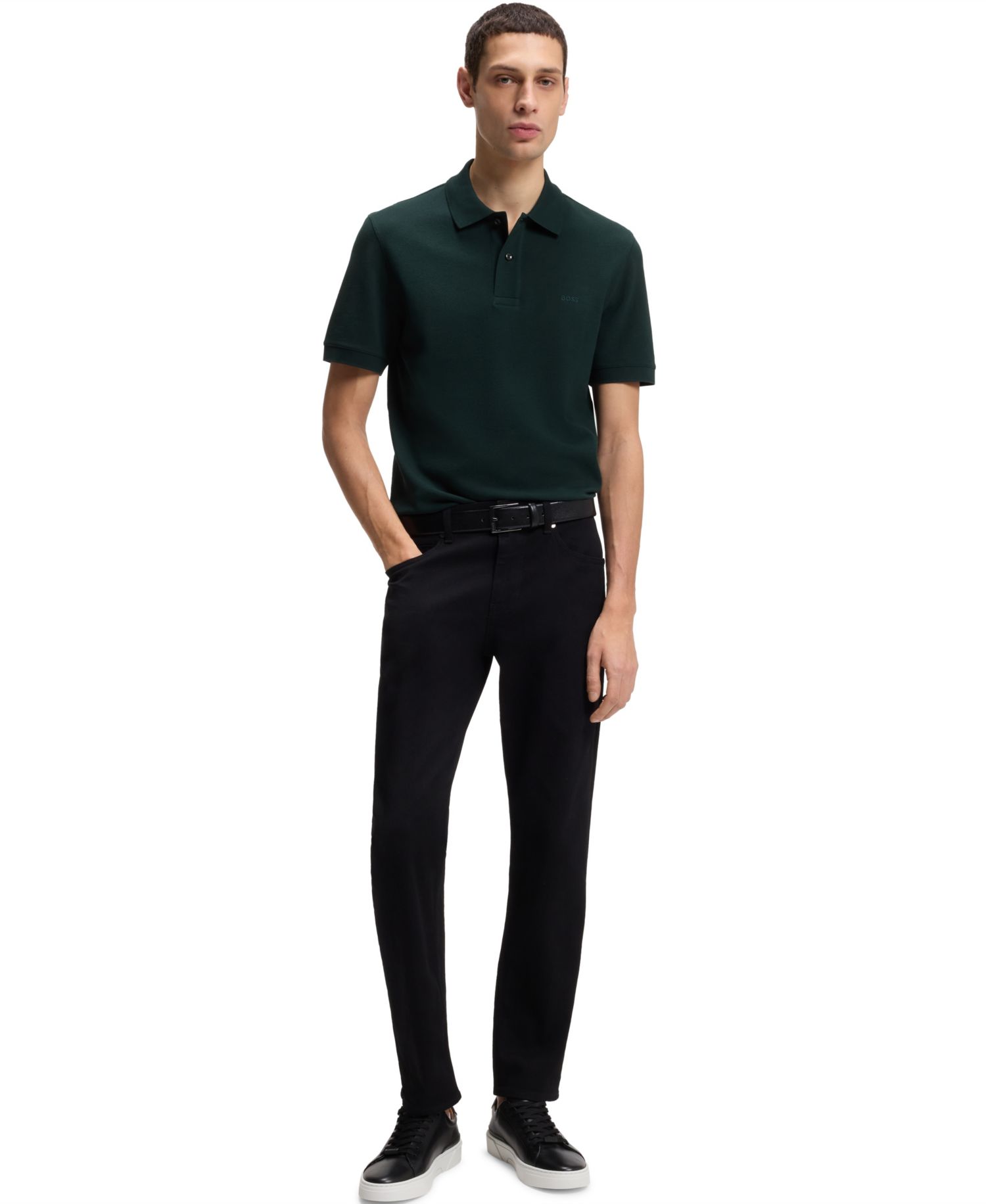 Men's Cotton Piqu&eacute; Pallas Logo Polo Shirt
