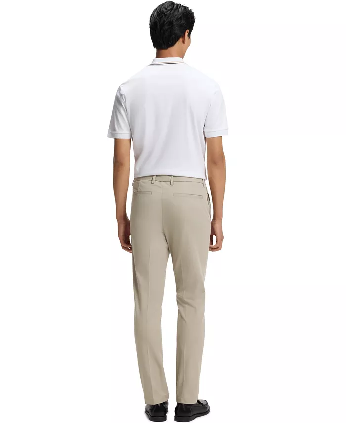 BOSS by Men's Stretch-Cotton Blend Slim-Fit Pants - thumbnail 4