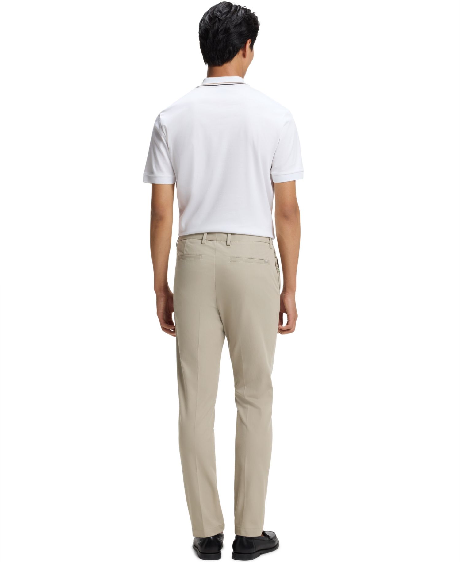 BOSS by Men's Stretch-Cotton Blend Slim-Fit Pants