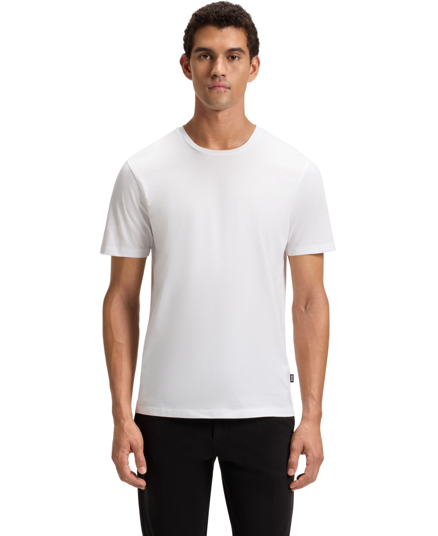 Men's Slim-Fit Mercerized-Cotton T-shirt