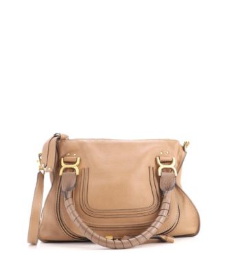 Medium Marcie Satchel Leather
