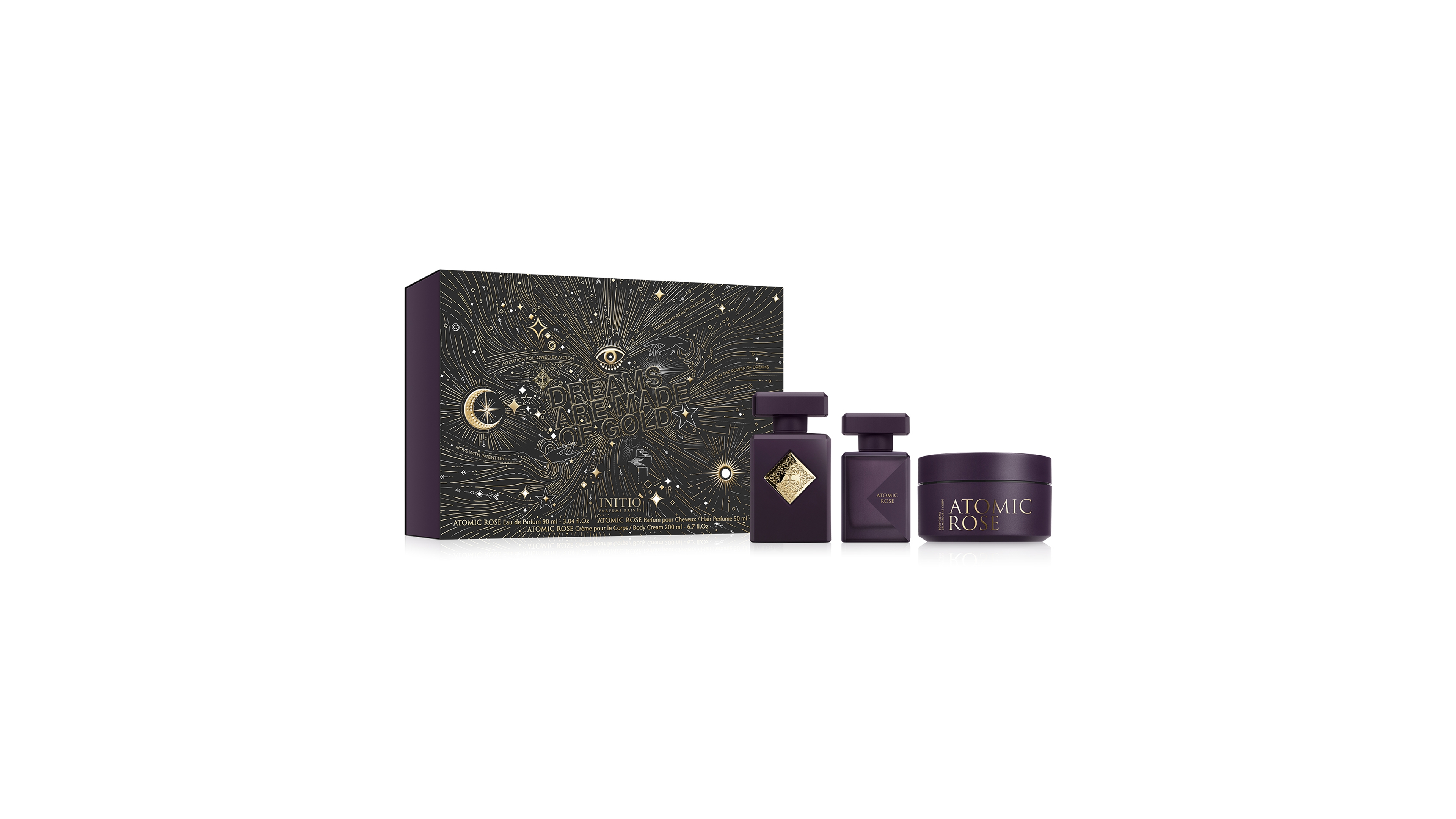 Initio Parfums Prives 3-Piece Atomic Rose Festive Gift Set