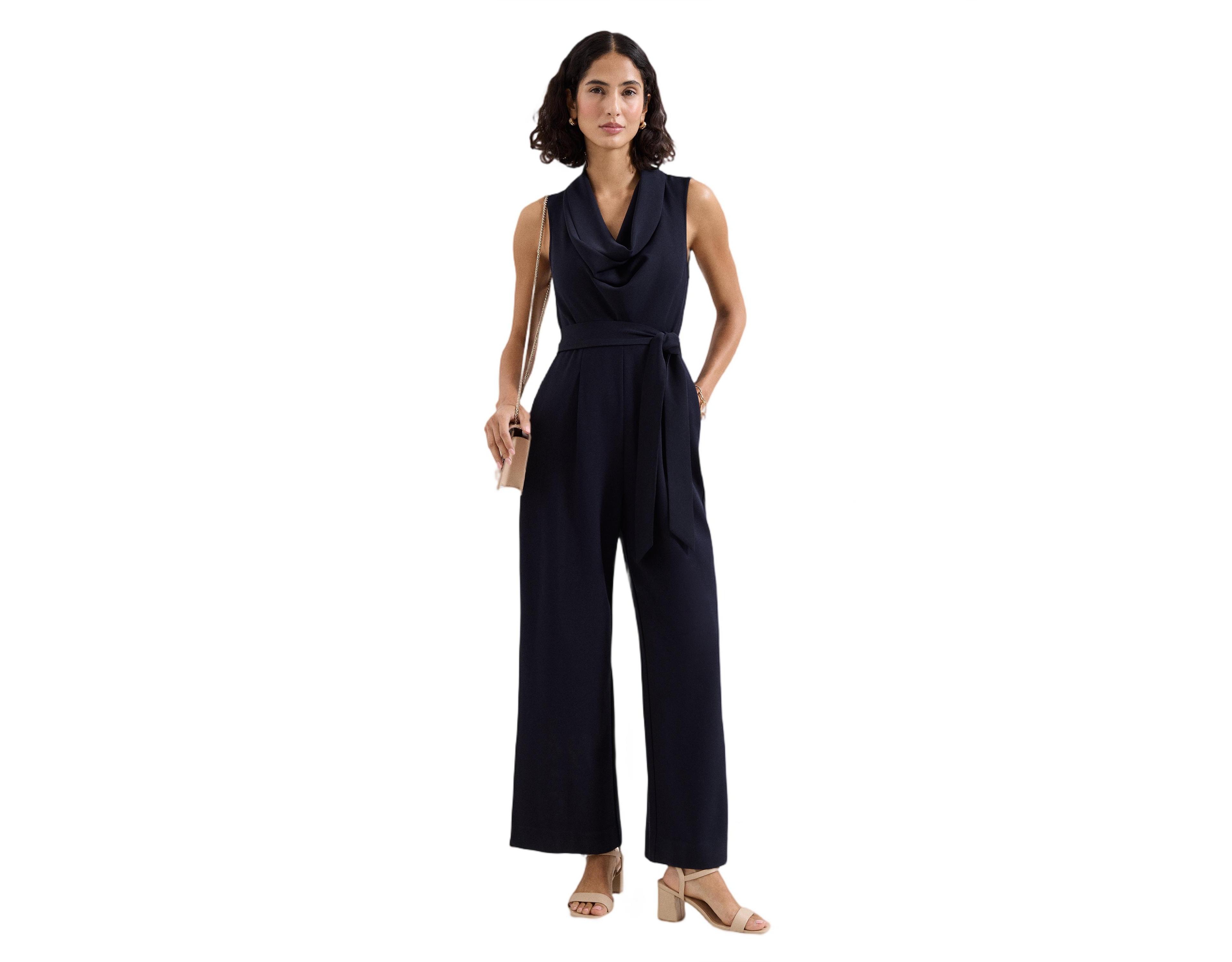 Phase Eight Women's Emry Cowl Neck Wide Leg Jumpsuit