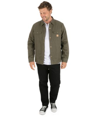 Men's Trade Point-Collar Lined Shirt Jacket