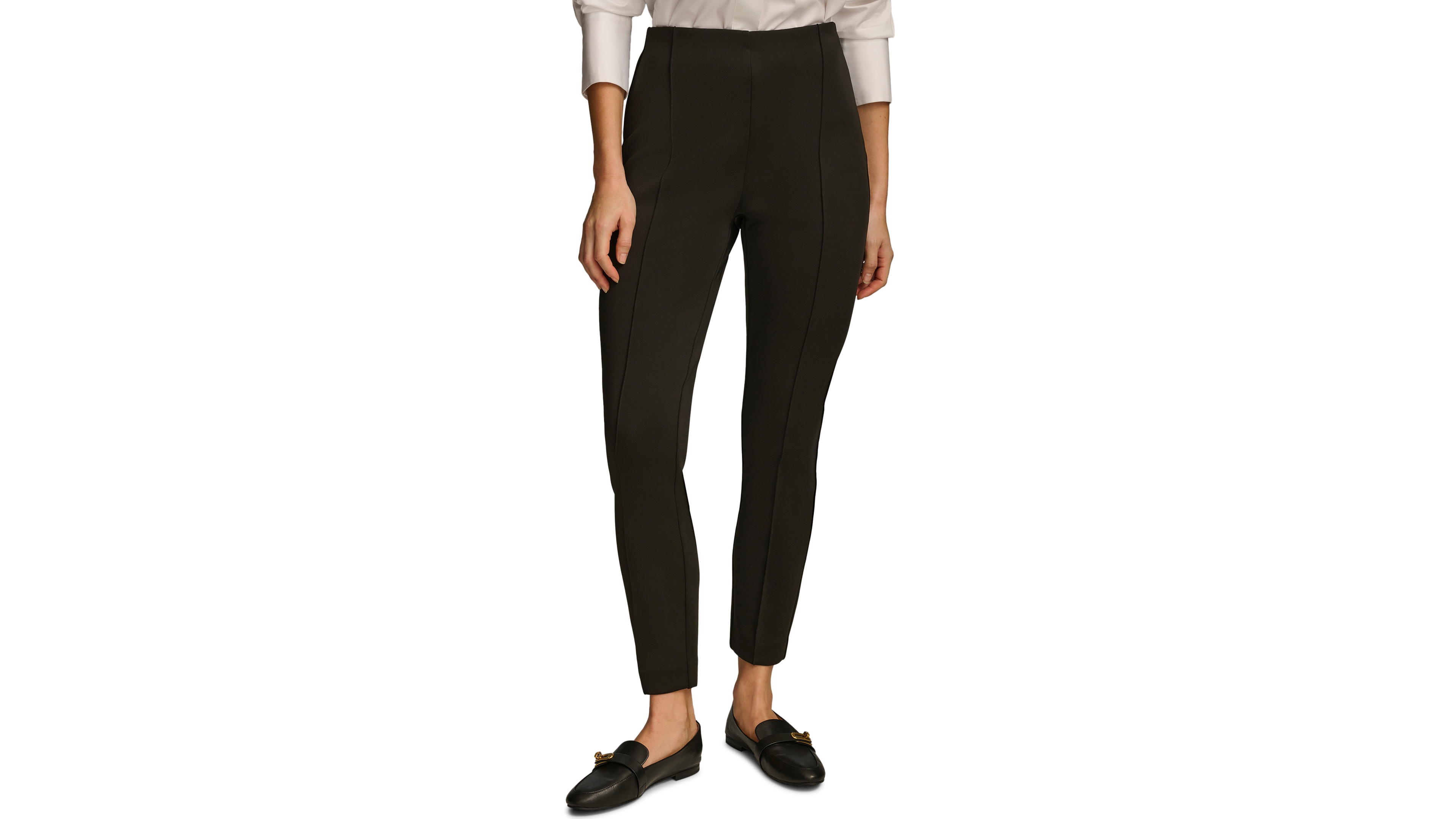 Donna Karan Women's High Rise Skinny Ankle Pants