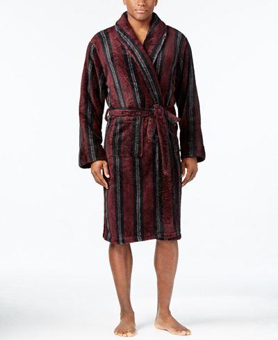 Club Room Men's Plush Robe Robe, Only at Macy's