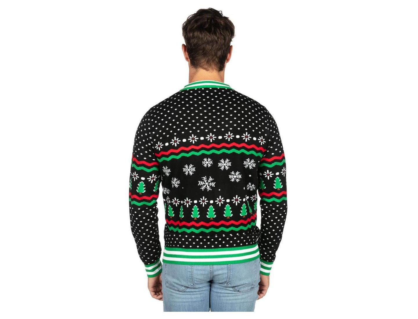 Мужской свитер Tipsy Elves Dino Mate Dinosaur-Themed Holiday Ugly Christmas — фото 2