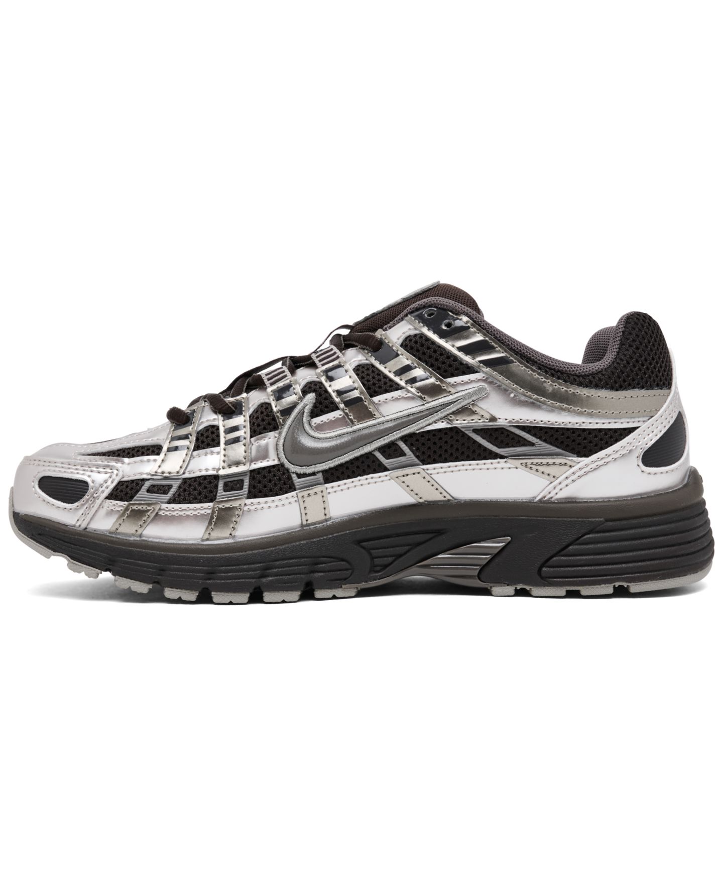 Кроссовки Nike P-6000 Retro Casual, цвет: Коричневый / Кремовый — фото 3