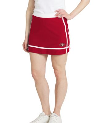 Women's  Scarlet San Francisco 49ers Stripe Skort