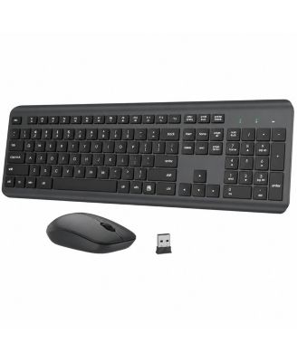 Full-Size Wireless Ergonomic Keyboard and Mouse Combo for Windows, Mac, Chrome OS, and Linux