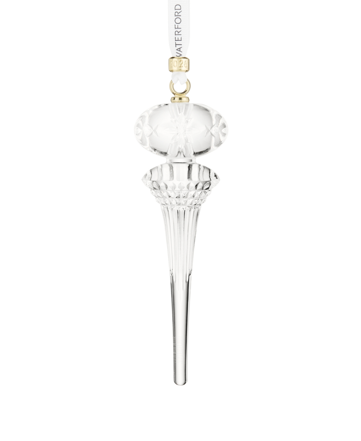Waterford 2026 Annual Icicle Crystal Ornament