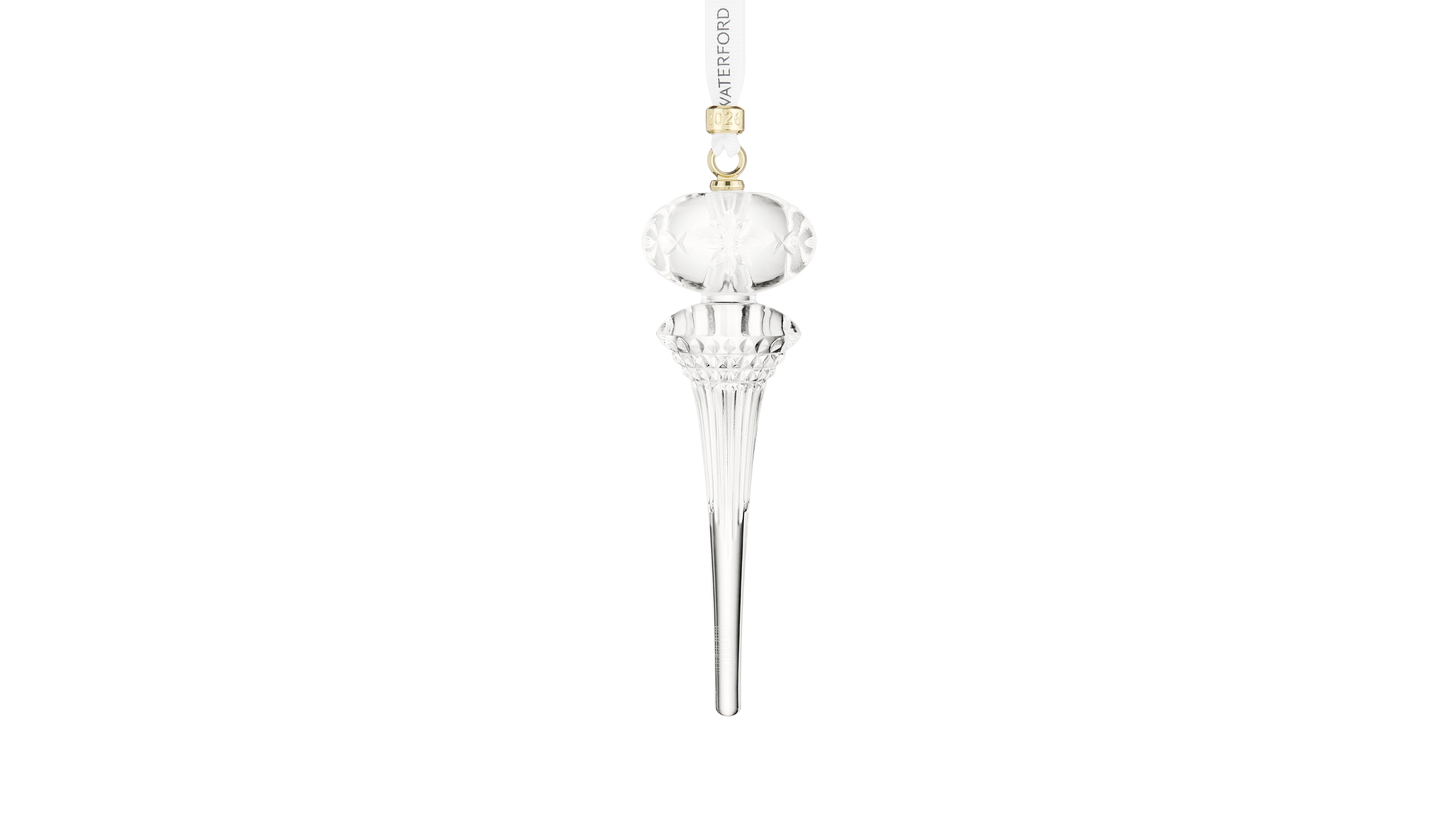 Waterford 2026 Annual Icicle Crystal Ornament