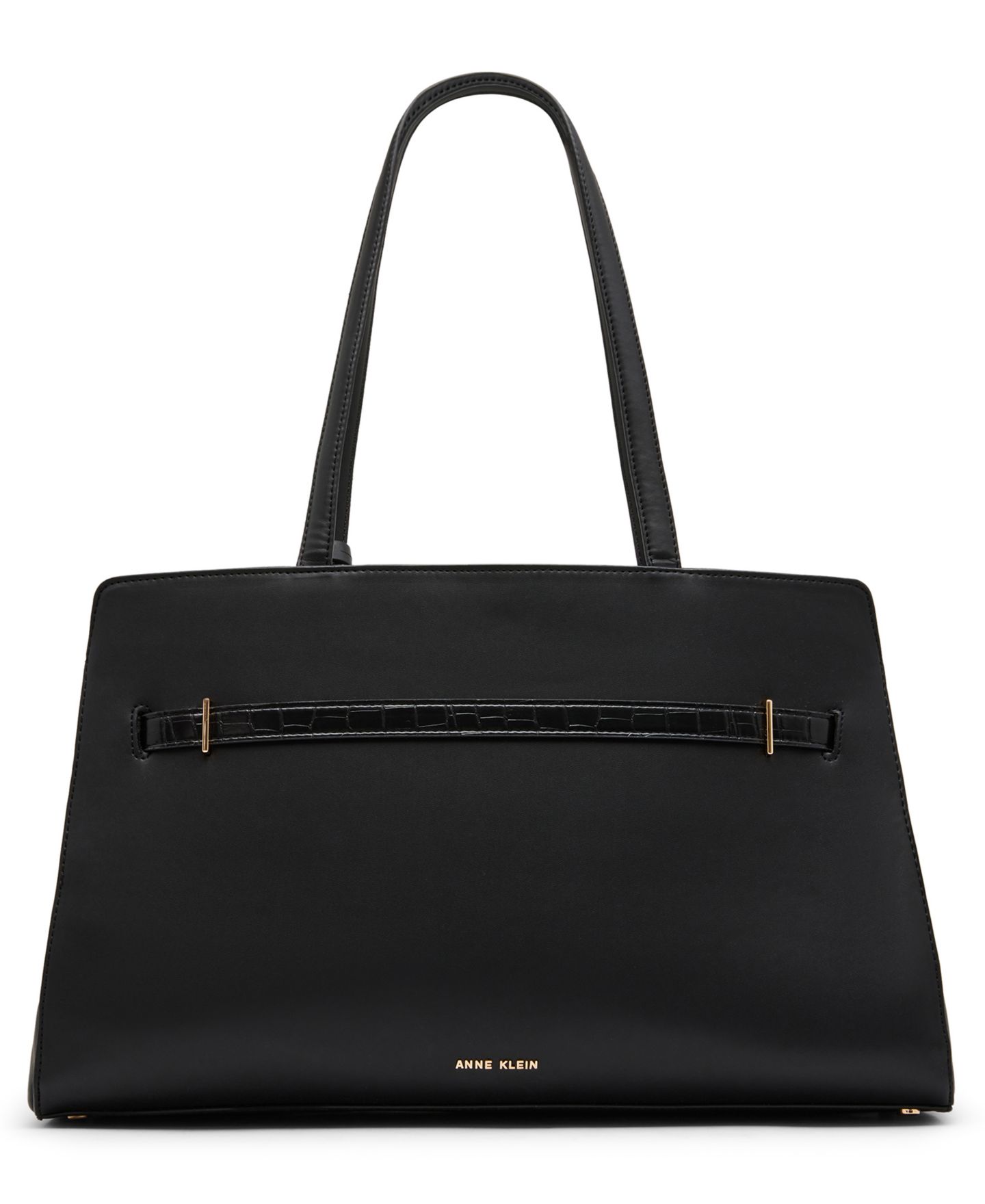 Женские сумки Anne Klein 4-Piece Large Laptop Work Tote Handbag Set, цвет: Чёрный — фото 2