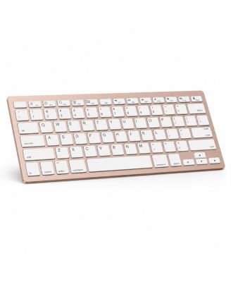 Ultra-Slim Wireless Bluetooth Keyboard for iPad and iPhone
