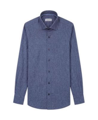 Men's Chambray Regular-Fit Long-Sleeve Shirt