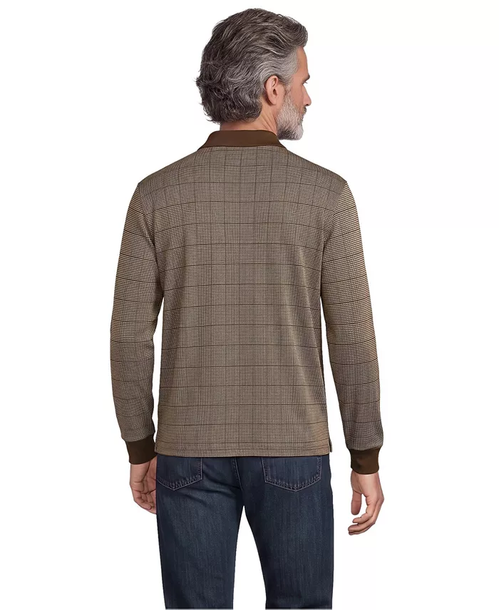 Men's Long Sleeve Cotton Supima Polo Shirt - thumbnail 6