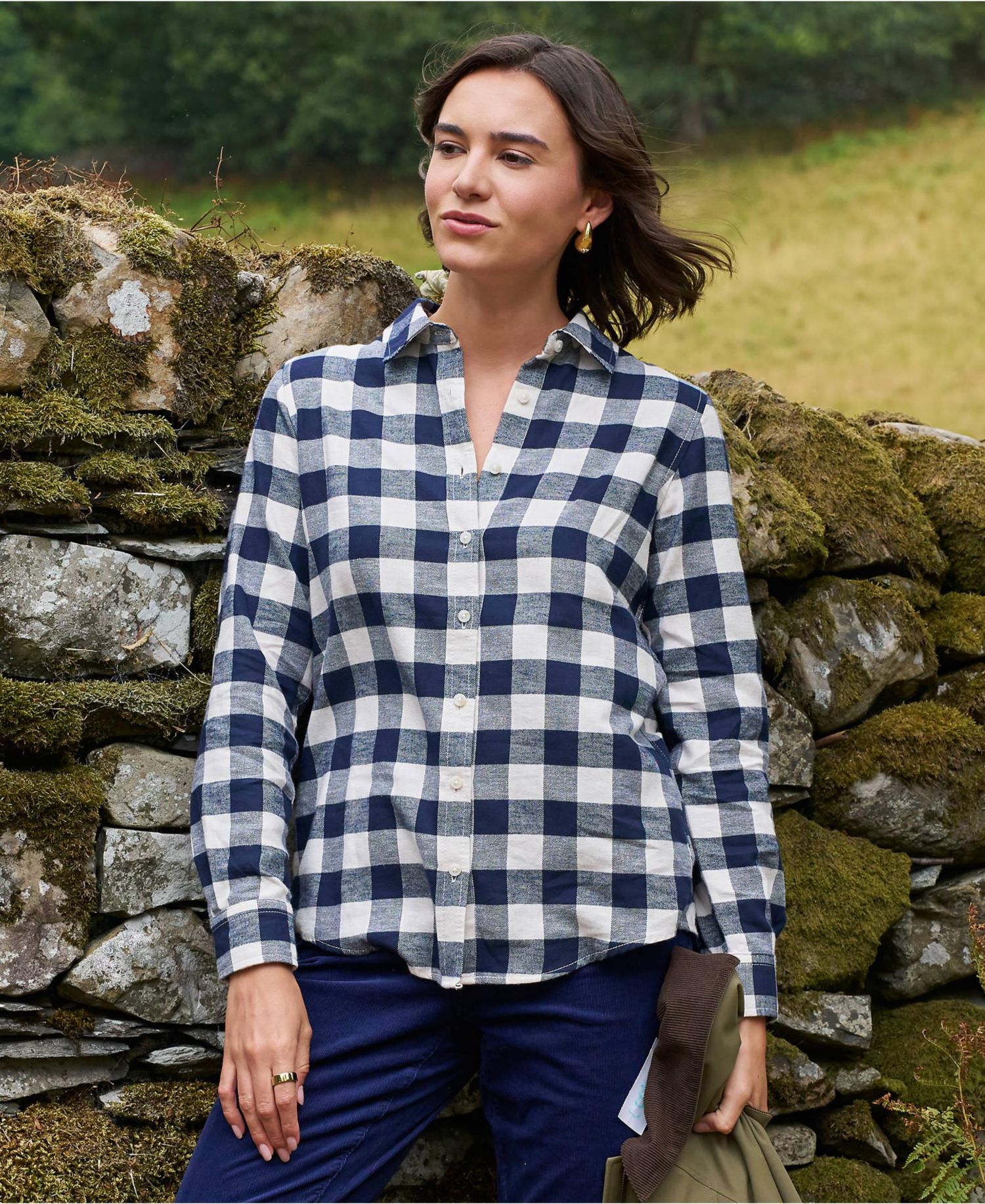 Women's Flannel Boyfriend Long Sleeve Shirt