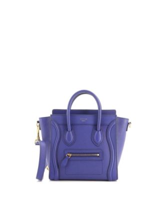 Nano Luggage Bag Grainy Leather