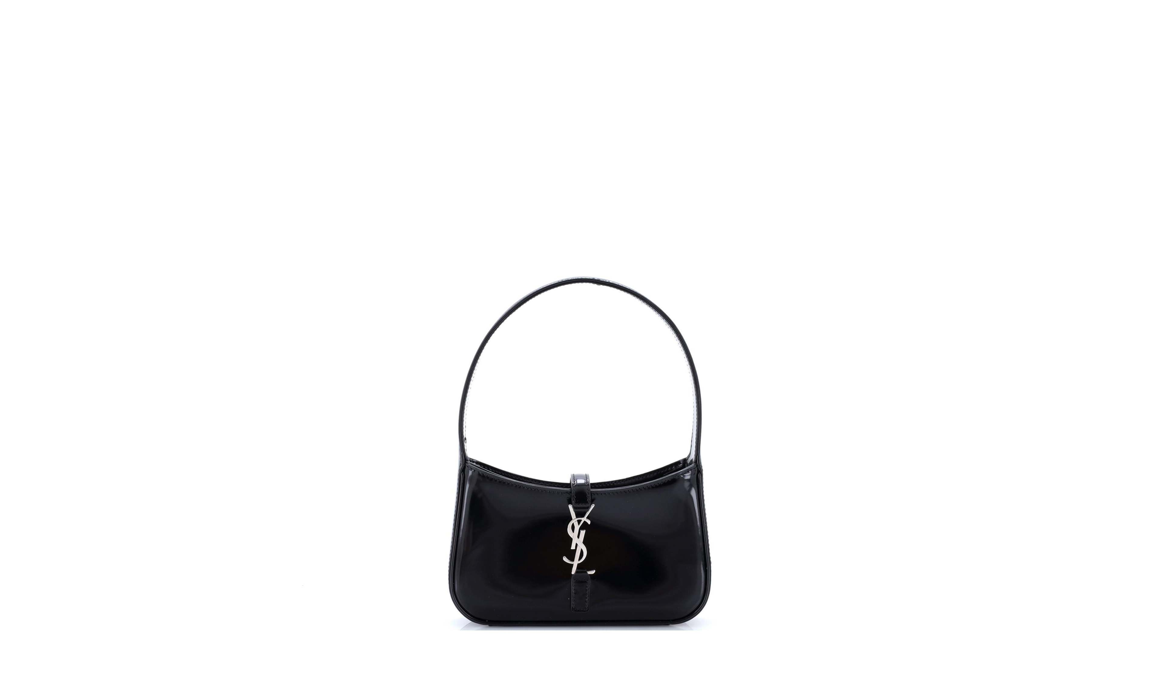 Pre-Owned Saint Laurent Mini Le 5 a 7 Hobo Patent