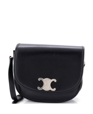 Besace Triomphe Medium Leather Shoulder Bag