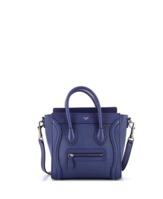 Nano Luggage Bag Grainy Leather