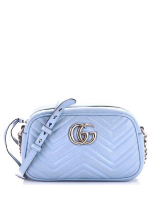 Small GG Marmont Shoulder Bag Matelasse Leather