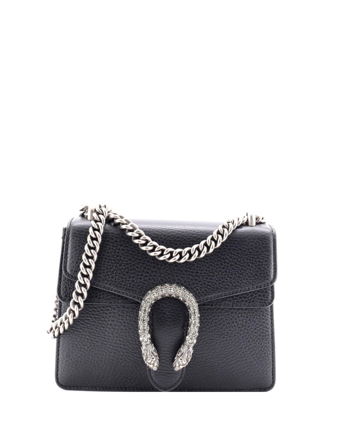 Pre-Owned Gucci Mini Dionysus Bag Leather - Black