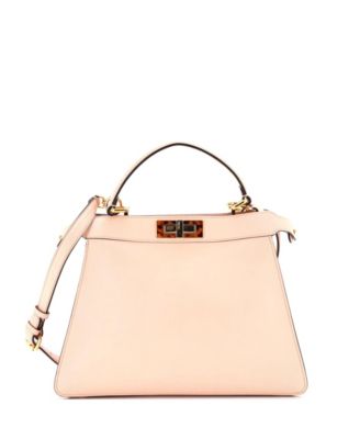 Medium Peekaboo ISeeU Bag Leather