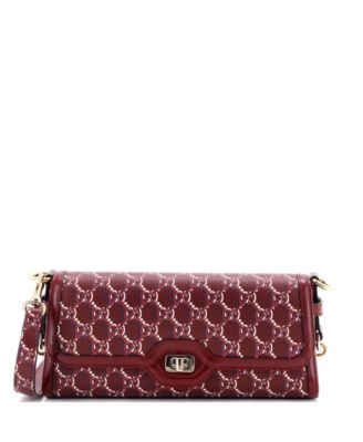 Small Luce Shoulder Bag Optical GG Printed Leather