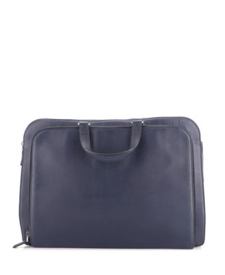 Convertible Travel Briefcase Saffiano Leather