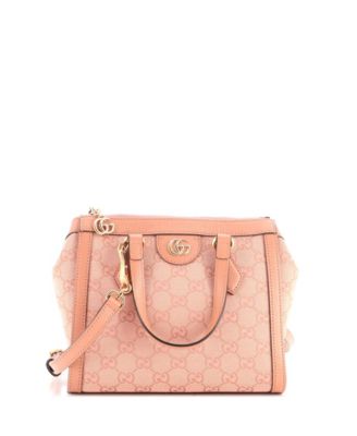 Small Ophidia Top Handle Tote GG Coated Canvas