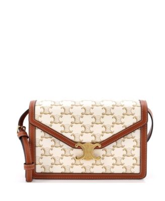 Enveloppe Wallet on Strap Triomphe Coated Canvas