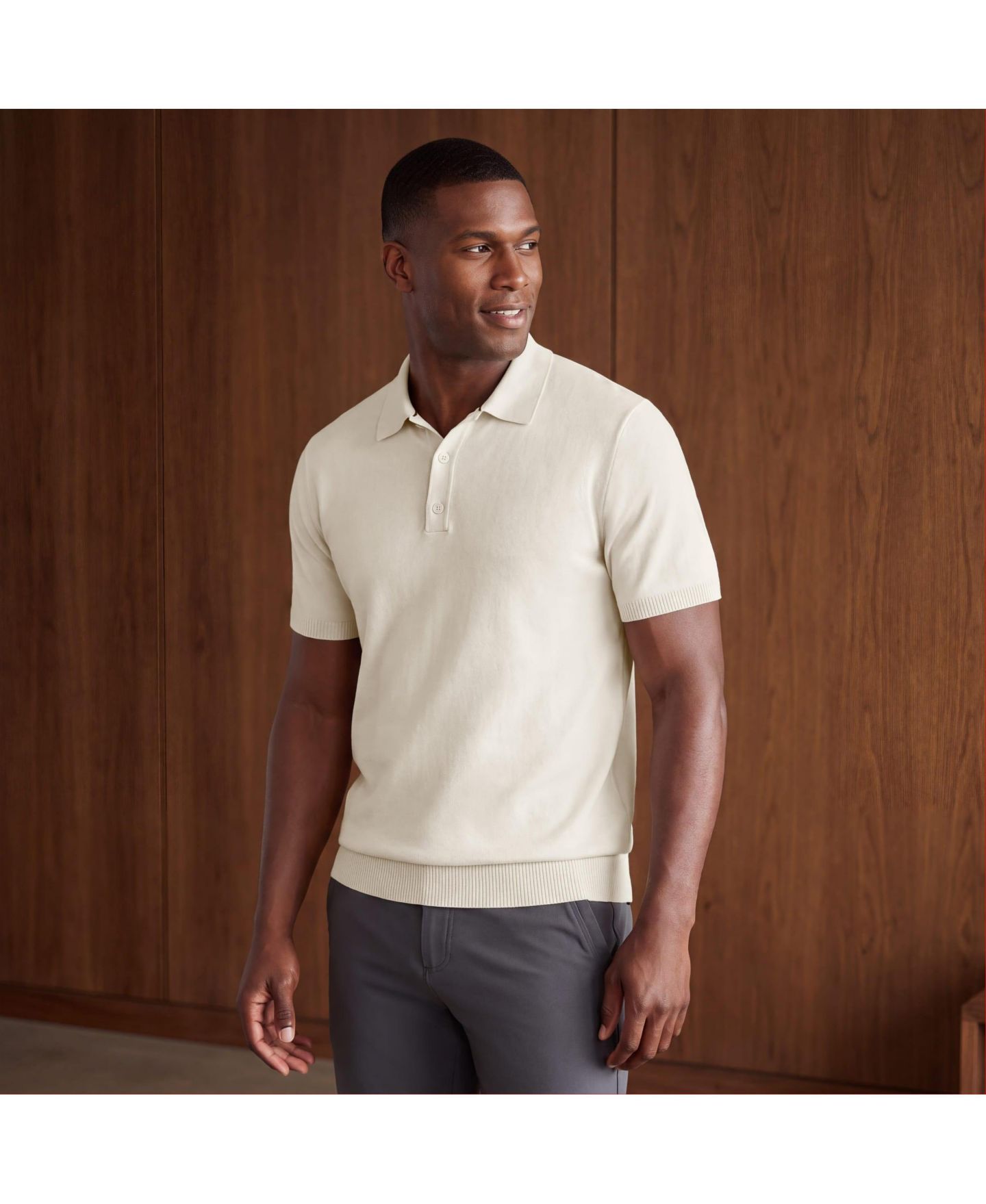 Мужские топы Jack Archer Legacy Resort Sweater Polo, цвет: Кремовый — фото 2