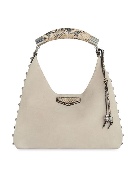 Женская сумка Rebecca Minkoff Nolita Small Top Handle Hobo Handbag, цвет: Слоновая кость