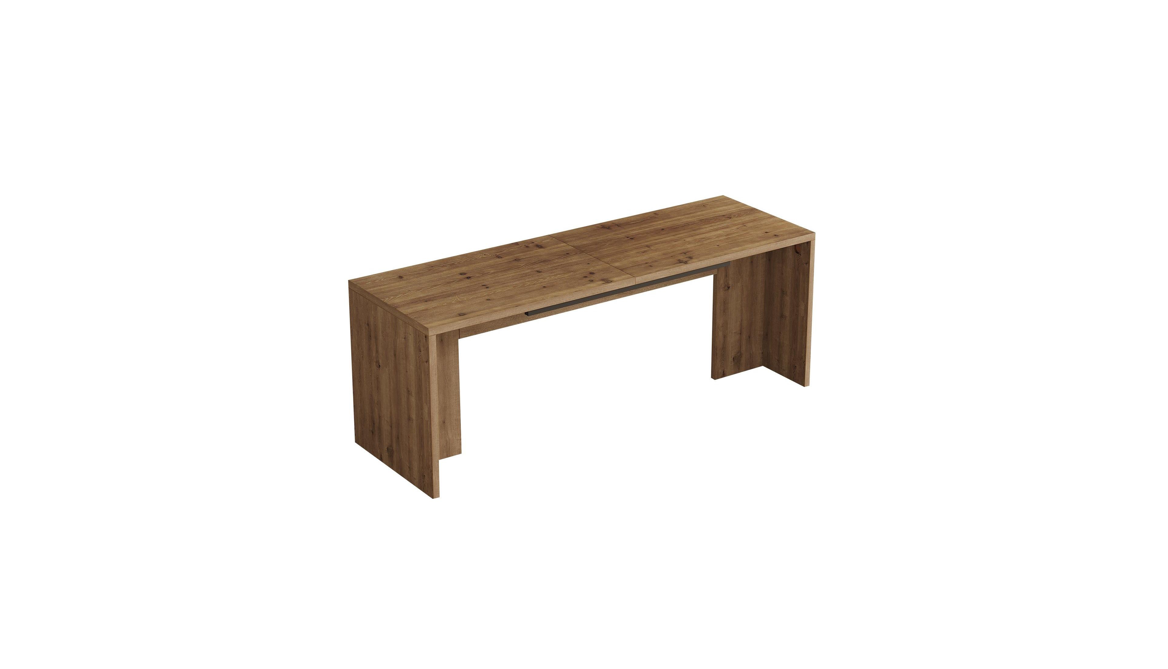 Slickblue Solid Wood Dining Room Table for 6 to 8 People with Spacious Tabletop