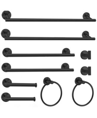 10 Piece Bathroom Hardware Set Towel Bar Accessory Kit