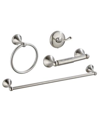 4 Piece Bathroom Hardware Set Wall Mounted