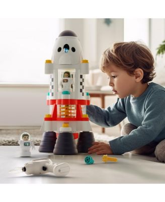 Space Rocket Playset with Lights and Sounds, Ages 3+