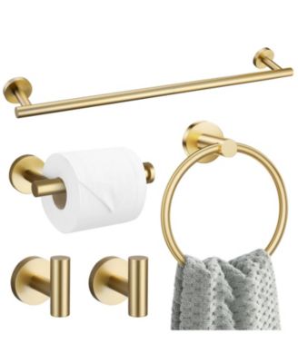 5 Piece Bathroom Hardware Set SUS304 Stainless Steel 23.6"