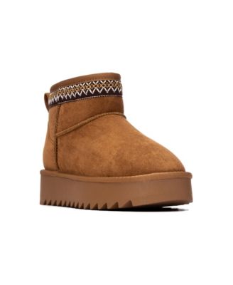 Women's Platform Suede Ankle Booties