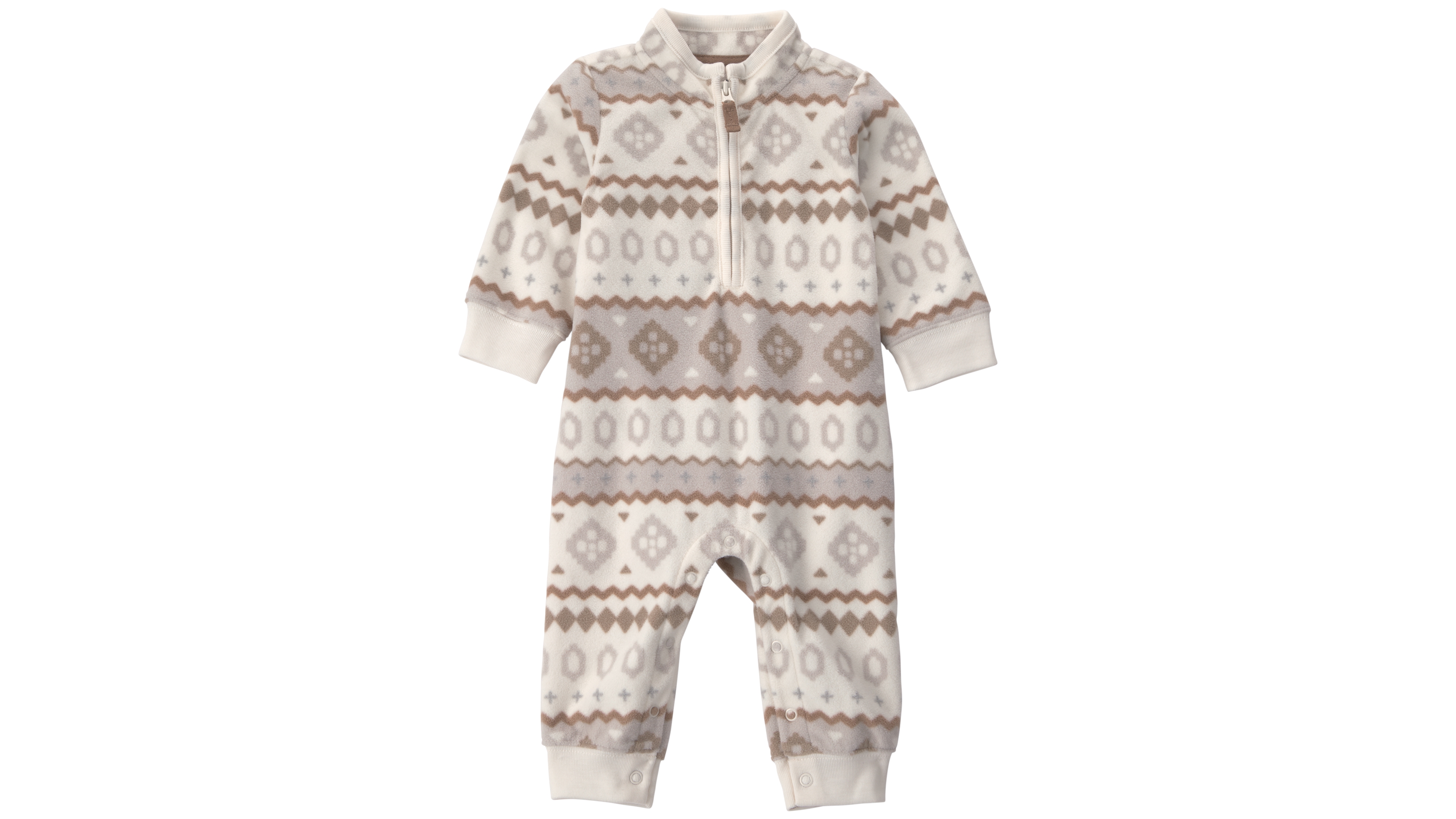 Carter's Baby Boys' Fair Isle Long-Sleeve Microfleece Jumpsuit