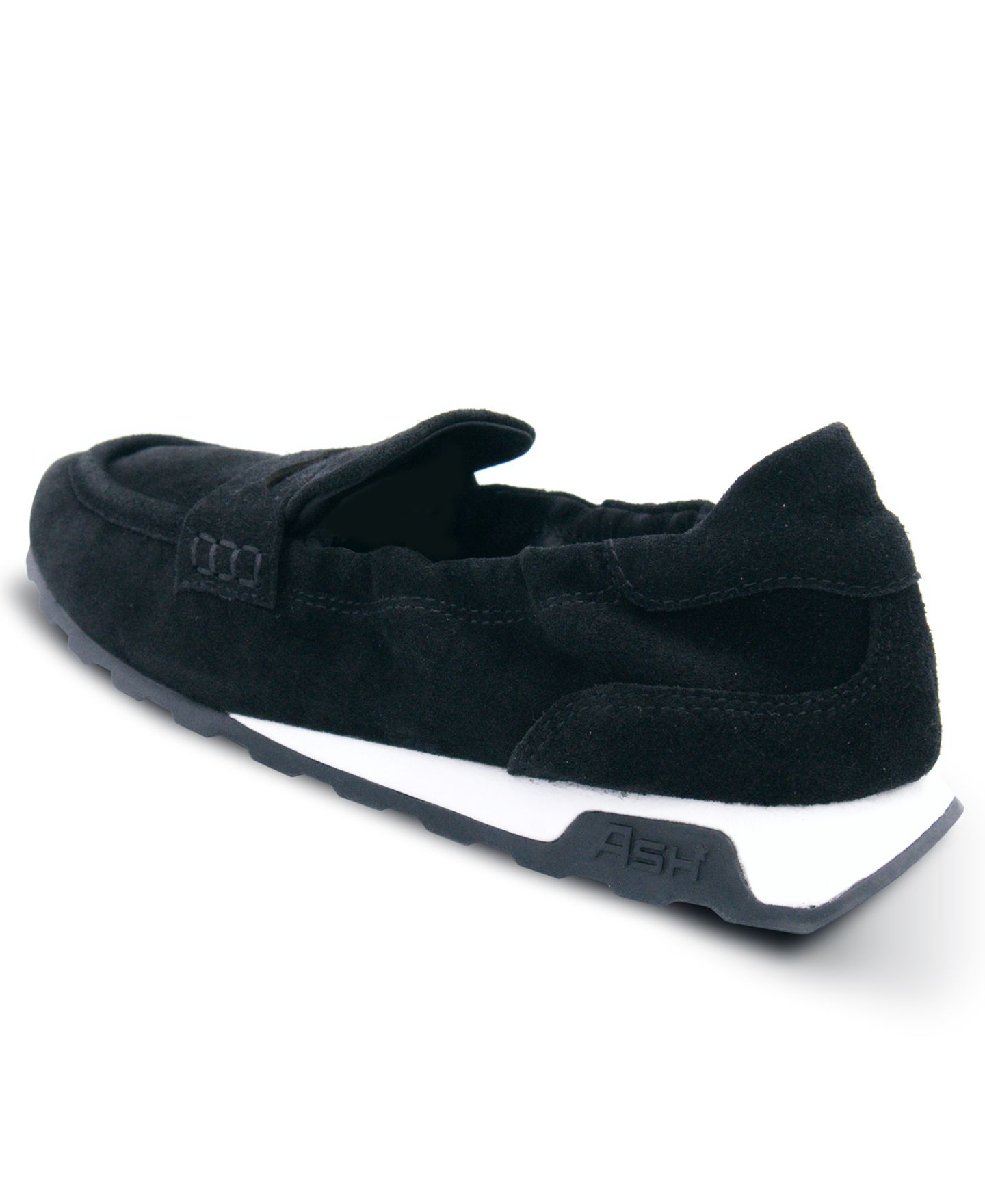 Женские кроссовки ASH Kriss Suede Sneaker Penny, цвет: Чёрный — фото 3