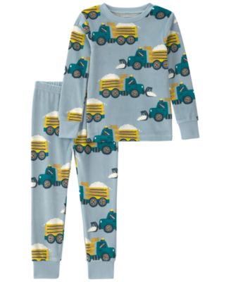 Toddler Boys' 2T-5T Snow Trucks Snug-Fit Pajama, 2-Piece Set