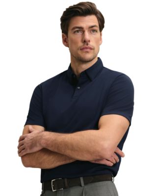 Men's Smart Cotton Regular-Fit Button-Down Polo Shirt