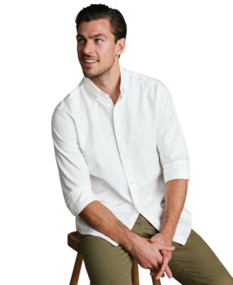 Men's Slim-Fit Long-Sleeve Cotton Shirt