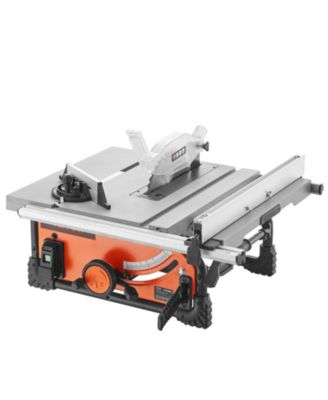 10 in Portable Jobsite Table Saw with 25 in Rip Capacity, Orange
