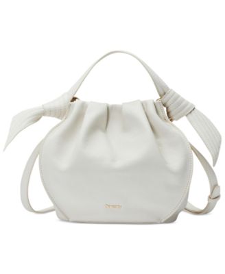 Selena Small Leather Bucket Handbag