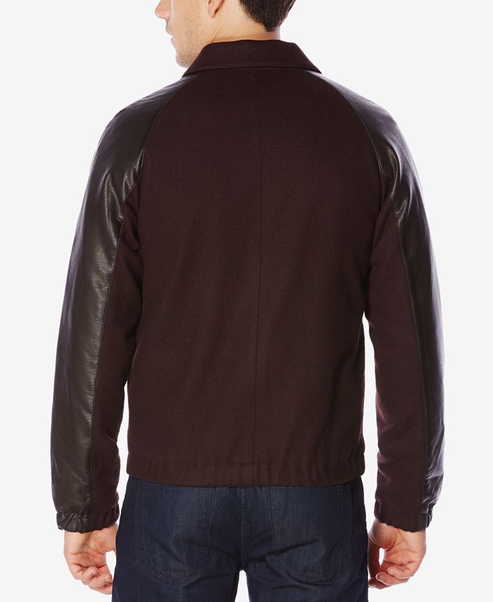 Perry Ellis Men's MixedMedia Bomber Jacket Macy's